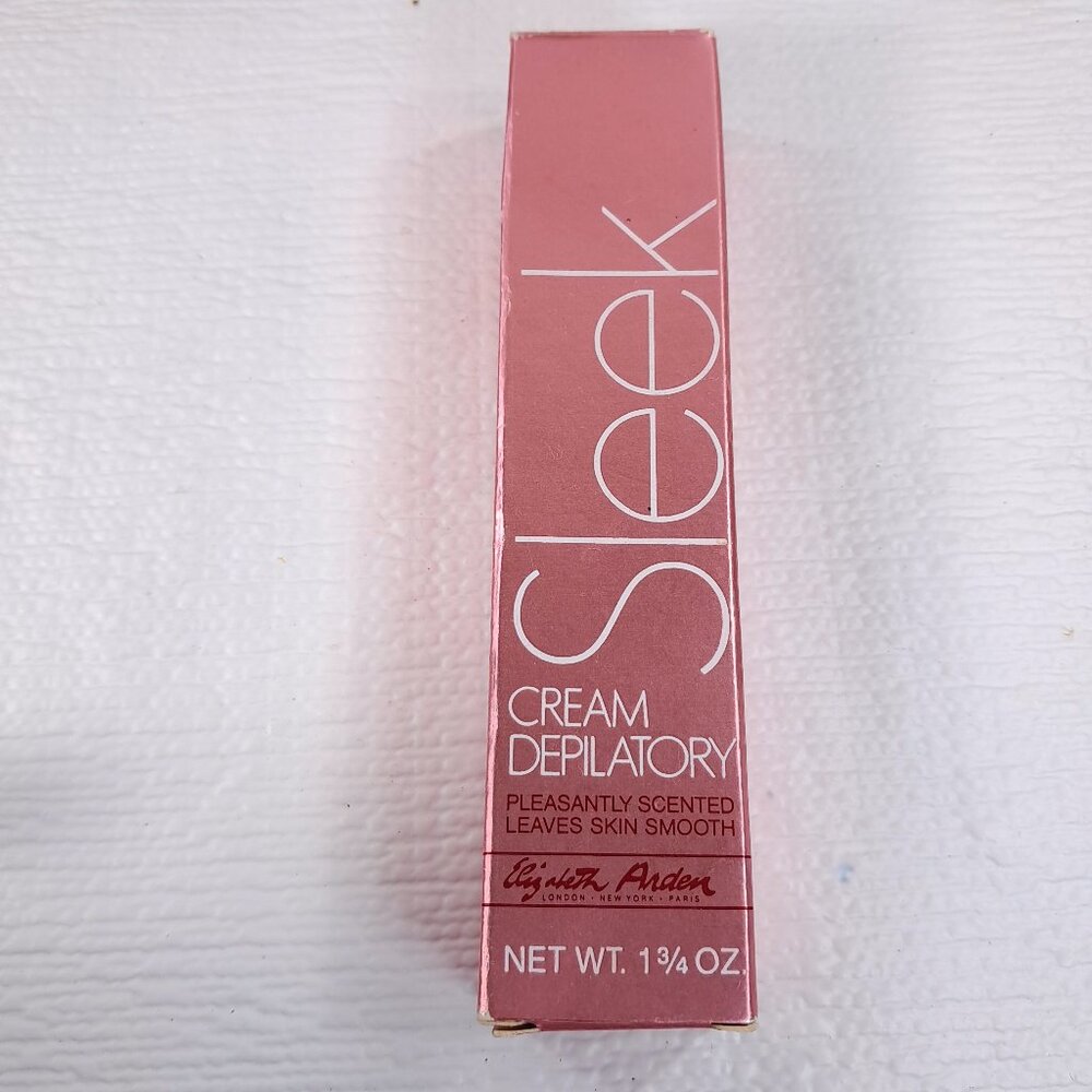 Vintage‎ Elizabeth Arden SLEEK Cream Depilatory made in USA vanity collectible